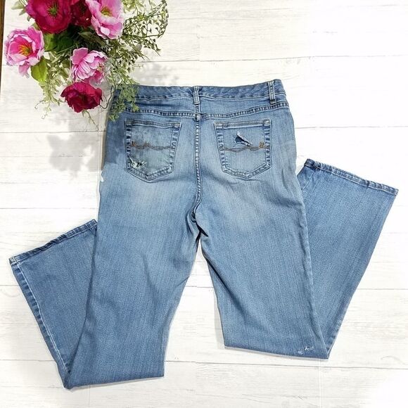 St. John's Bay Flare Leg Jeans​​​​​​ - Picture 2 of 6